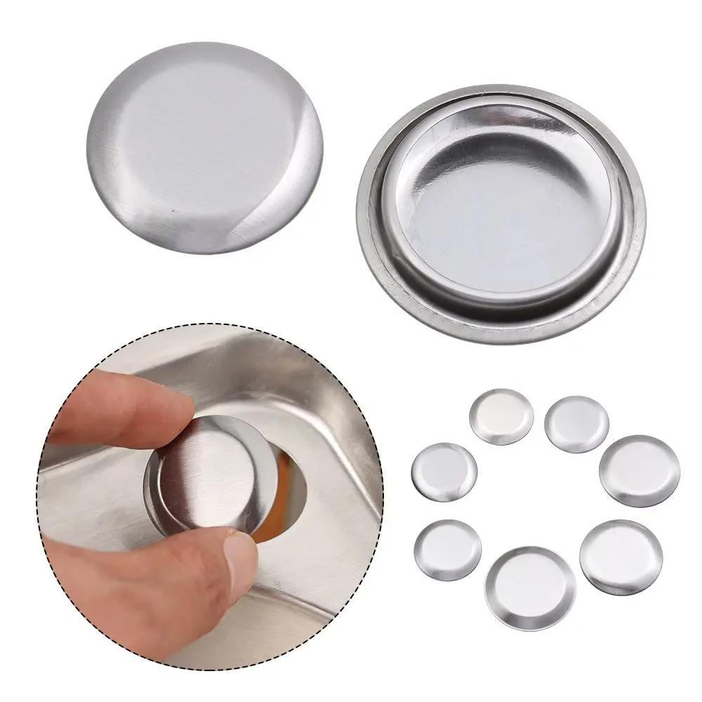 

Stainless Steel Sink Hole Cover Silver Sink Plug Decorative Covers Faucet Hole Cover Home 38mm