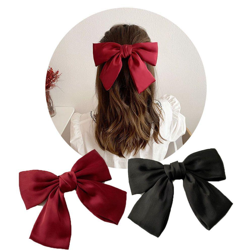 

King Ribbon Hairpin Hair Pin Hair Accessory King Size Red