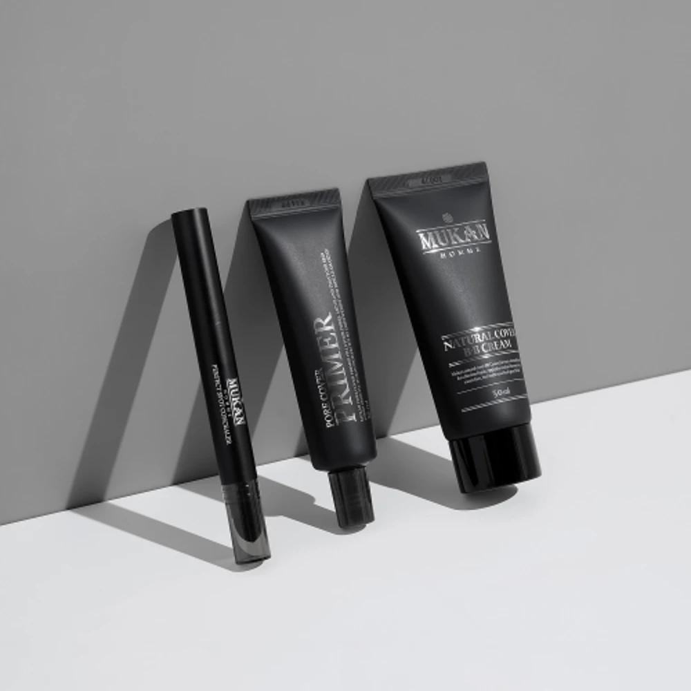 Men s Makeup 3-Piece Set (Primer + BB Cream + Concealer) Perfect SET