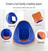 Kids' Multi-Color Foldable Playhouse Tent with Ball Pit