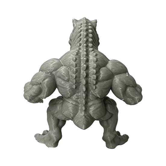 Muscular Dinosaur Figurine, 3D Printed Dino Muscle Statue for Desktop, Shelf, Office Home Decor, Collectible Gifts for Dinosaur Lovers