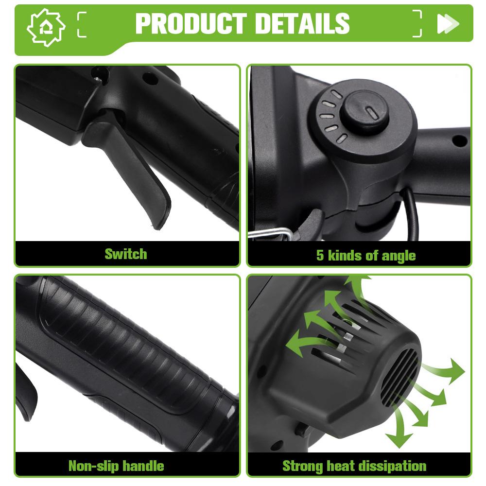 3500W 2.25m Cordless Electric High Branch Saw Telescoping Chainsaw Pruner Home Garden Pruning Tool For Makita 18V Battery