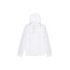 adidas Women's White 3-Stripes Hooded Windbreaker Jacket H10243