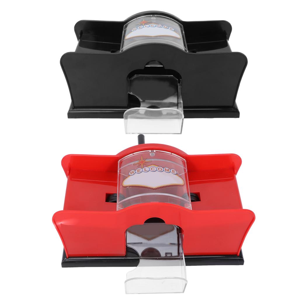 Shuffler manual de cartas de 1-2 baralhos, ferramenta de embaralhamento manual de cartas de pôquer