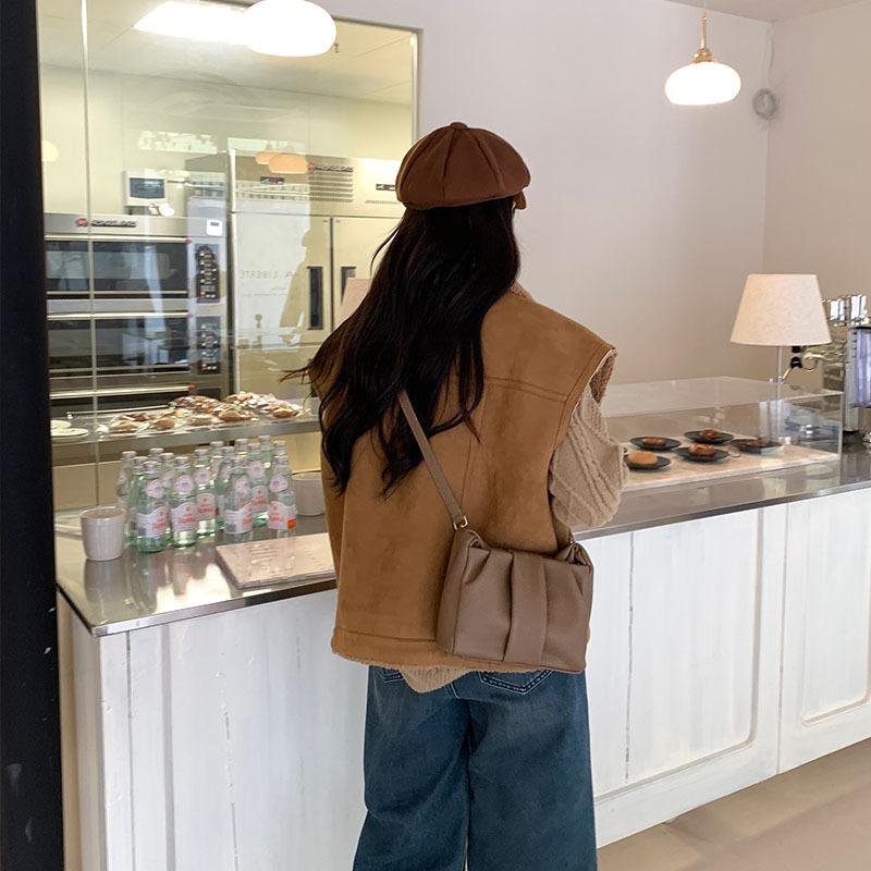 Nouă Geantă de Subraț la Modă de Înaltă Calitate Genți de Mână de Mare Capacitate Genți de Umăr Simple la Modă Geantă Pătrată Mică și Ușoară