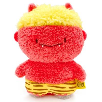Sun Lemon Fluffy Tatton S Oni RD 11×6×14cm Stuffed Toy Red Red Cute Setsubun Oni Winter Bean Throwing P-1253