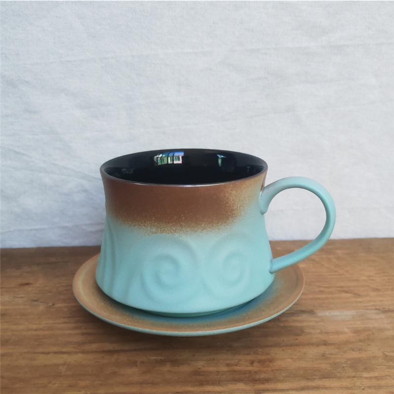 

Легкая роскошная керамическая кофейная чашка, дизайнерская чашка для креативного дома, высококачественный послеобеденный чай 280ml