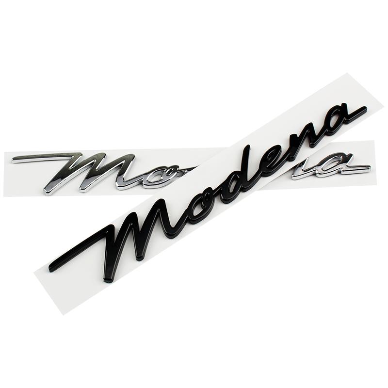 Auto Heckklappe Buchstaben Worte Logo Abzeichen Emblem Aufkleber Für Modena Levante Quattroporte Ghibli Zubehör