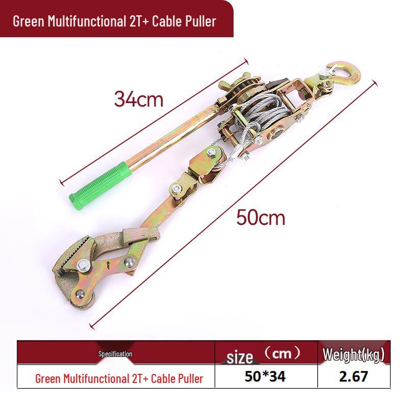 Multi-Spec Steel Wire Rope & Double Hook Tightener