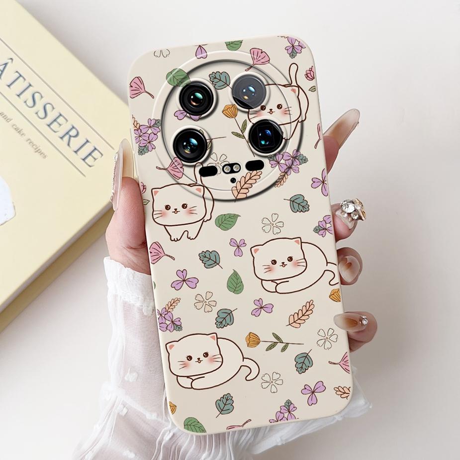 For Xiaomi 14 Ultra Case Cute Dinosaur Cartoon Cover Shockproof Phone Case For Xiaomi Mi 13 Ultra 13Ultra 14Ultra Soft TPU Shell