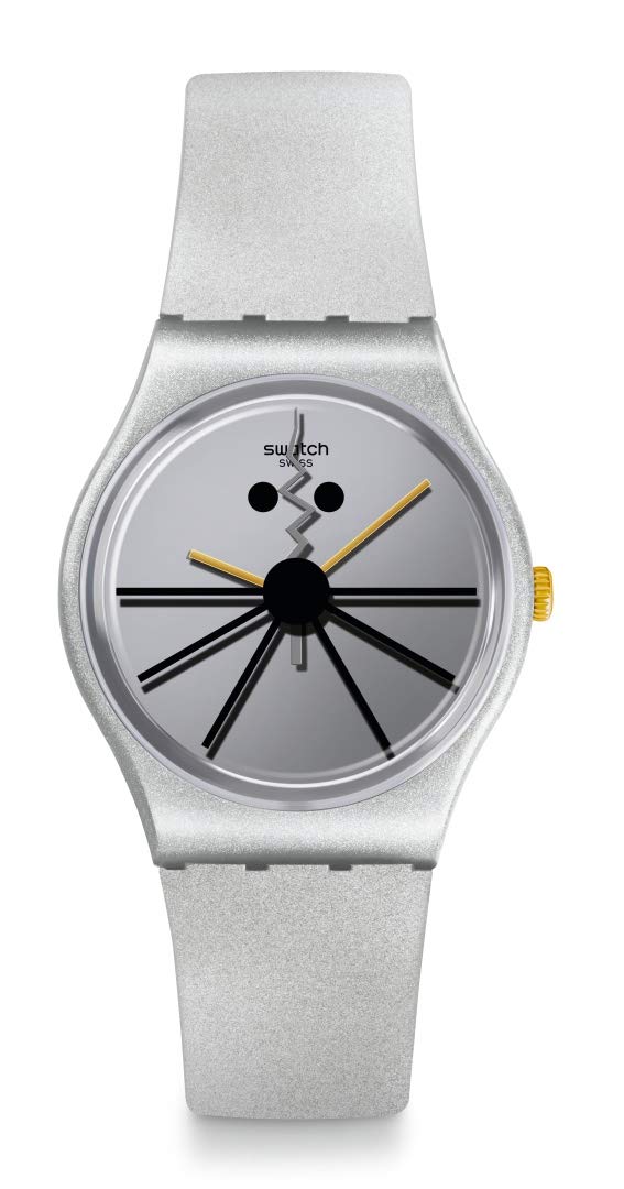 

Swatch GZ327 Gray CHEESE! SQUEAK! Watch,