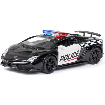 1/36 Lambor LP570-4 Gallardo Police High Simulation tlakově lité auto z kovové slitiny Model auta Kolekce dětských hraček Dárky