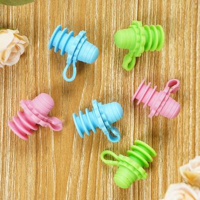2PCS Renkli Su Şişesi Kapağı Dökülmeyi Önleyici Şişe Kapağı Stoper Silikon Şişe Üstü Emzik Bebek