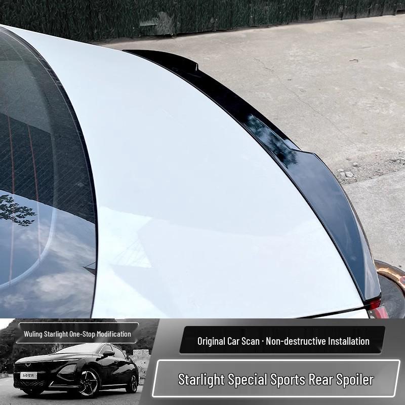Wuling Xingguang Rear Spoiler ABS No-Drill Decorative Wing Parts