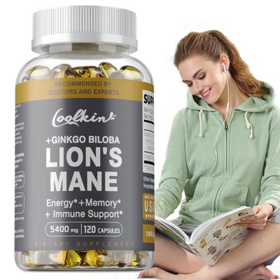 Lion's Mane 5400mg - Brain Health, Memory & Focus Booster, Cognitive Support