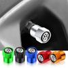 Para Volkswagen 4 Piezas Tapa de Válvula de Neumático Cubiertas de Válvula de Aire para Neumáticos de Coche para Volkswagen VW Beetle Touareg Tiguan CC T-ROC Golf 4 5 6 7 T4 T5
