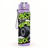 1 ks Monster Truck Terénní vozidlo Umění 750 ml Barevná plastová sportovní láhev na vodu Neprosakující víčko s flip-top brčkem Vhodné pro sport, kancelář, domácí použití