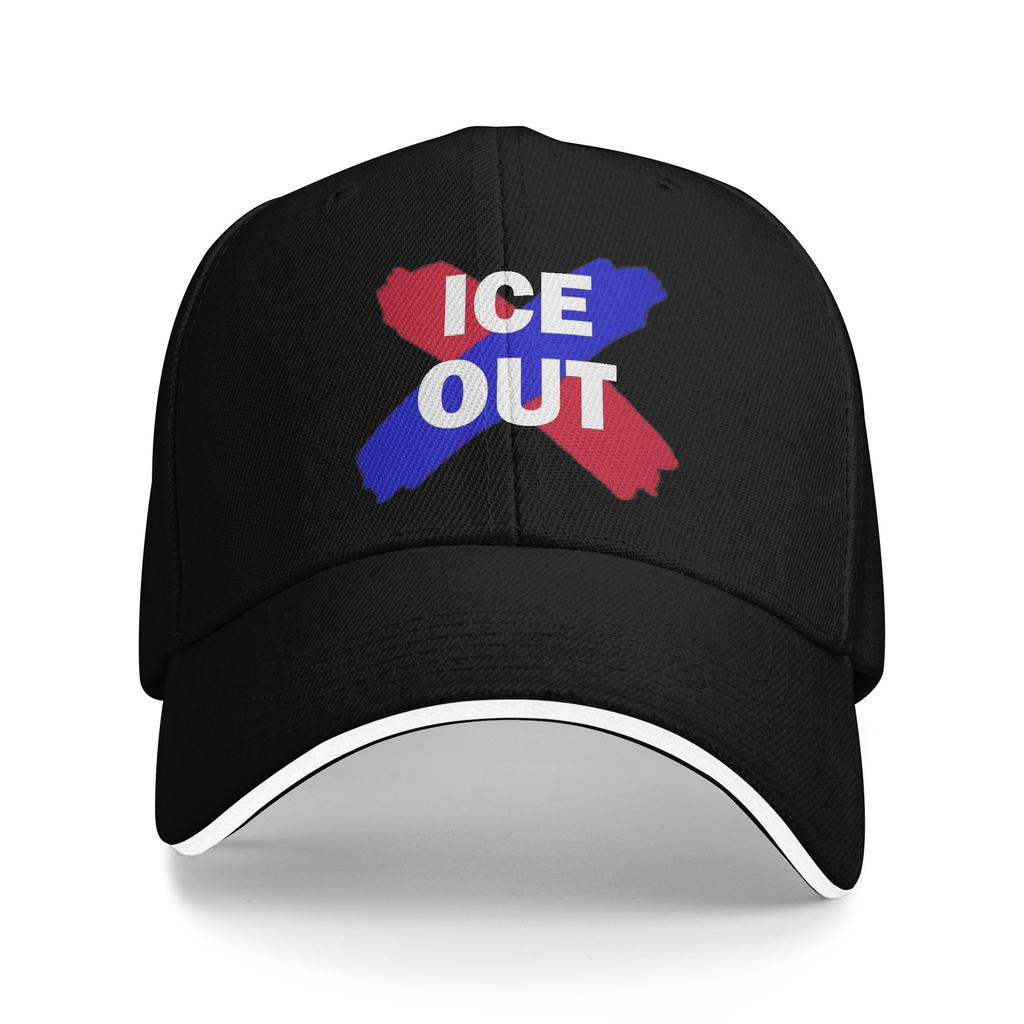 New Baseball Cap ice Out Anti Ice Minneapolis Abolish Ice Outfits For Unisex WomenTrucker Hat Vintage Snapback Cap Adjustable