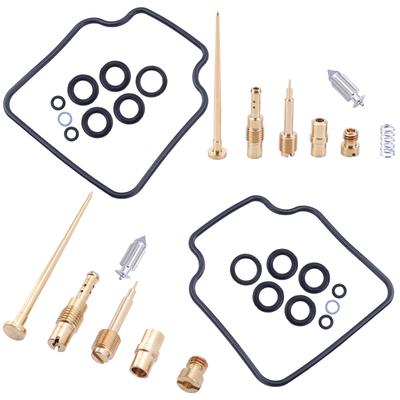 2 Peças Kits de Reparo de Carburador Kit de Reconstrução de Carburador Compatível para CB450S PC17 1986-1989