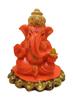 @ Lord Ganesha Idol In Orange Color Ideal For Car Dashboard 80Gm Zr-7030-60%Off