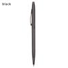 Smooth Stationery Wave Pattern Metal Metal Ballpoint Signature Pen Stainless Steel Writing Supplies