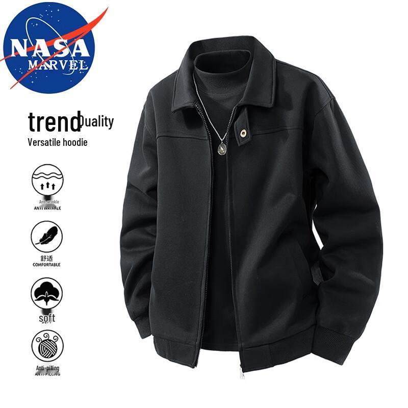 

NASA MARVEL Men s Polo Collar Cardigan Jacket XL