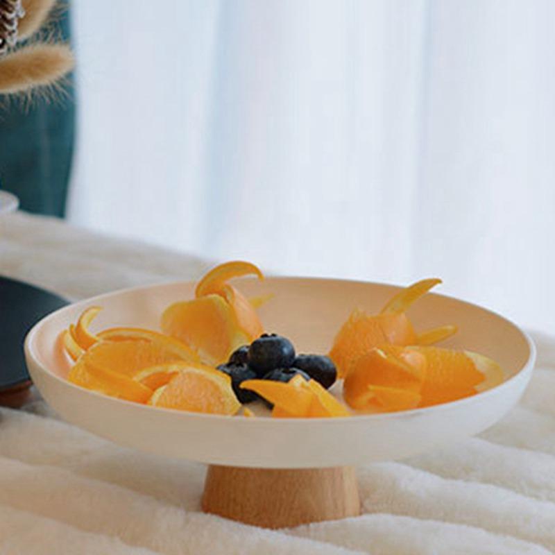 Fruchtbrot Nuss Halter Hoher Ständer Platte Desktop Deko Solider Runder Ständer Tablett Kuchen Dessert