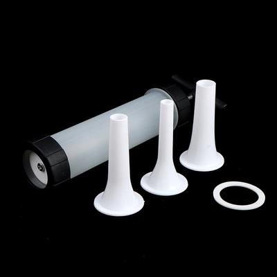Meat Fillers Machine Sausage Maker Stuffer Push Manual Press 3 Nozzles Funnel