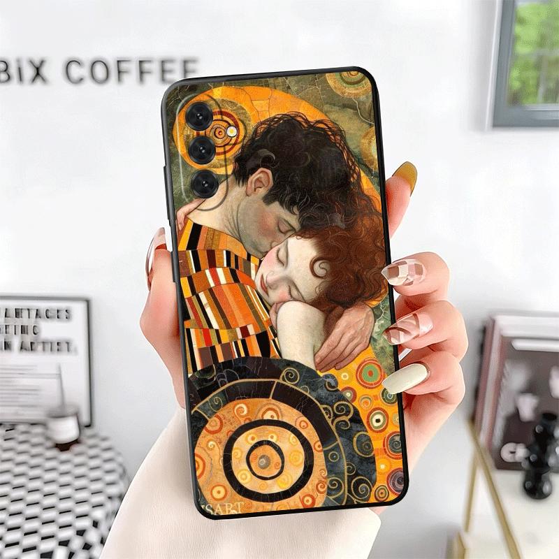 Kiss By Gustav Klimt Art Soft Phone Case for Samsung A17 A37 A57 A16 A26 A36 A56 A15 A25 A35 A55 A14 A24 A34 A54 A13 A23 A33 A53