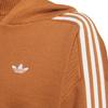 Adidas Originals Premium Zipper Hoodie Color Block Short Knit Sports Hoodie Women Hoodies Wild-Brown JI7062