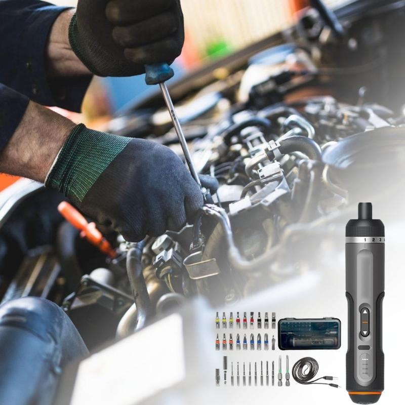 Rechargeable Mini Power Screwdriver Rechargeable Electric Screwdriver Set Perfect for Small Home Improvement Job