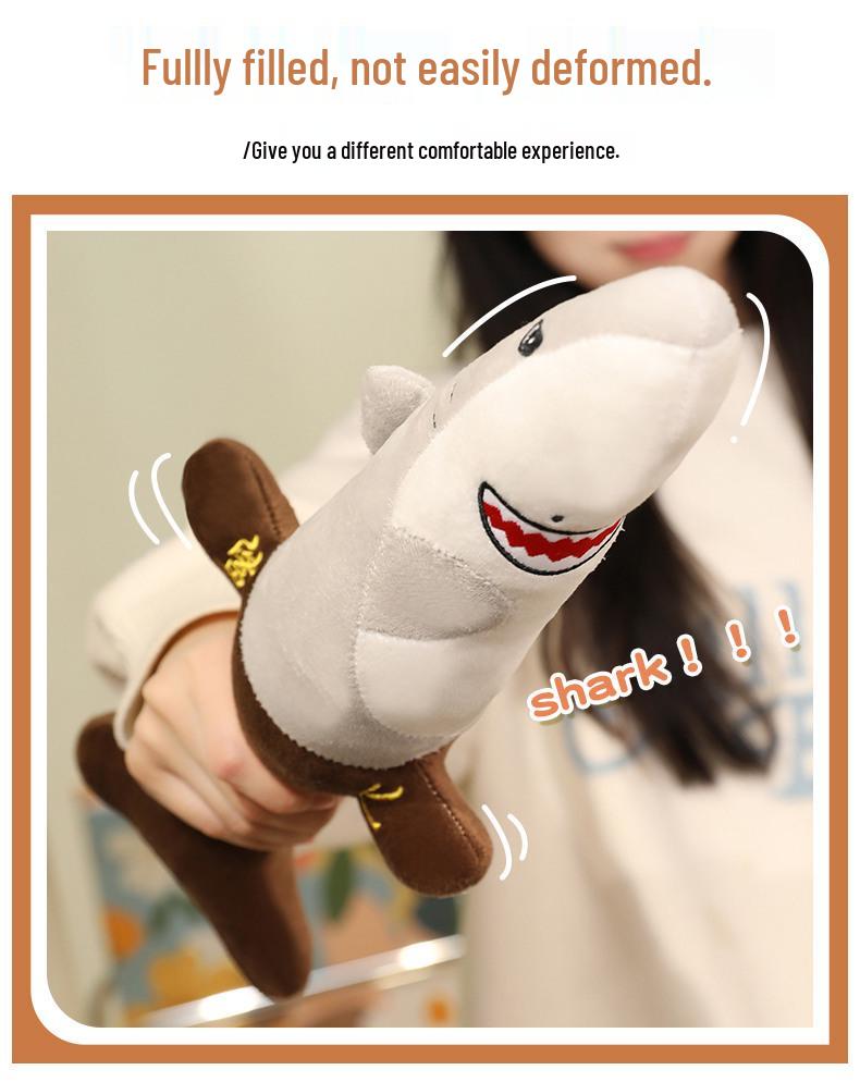 Funny Shark Plush Doll - Cute Stuffed Toy for Girls, Perfect Shark Gift for Birthdays