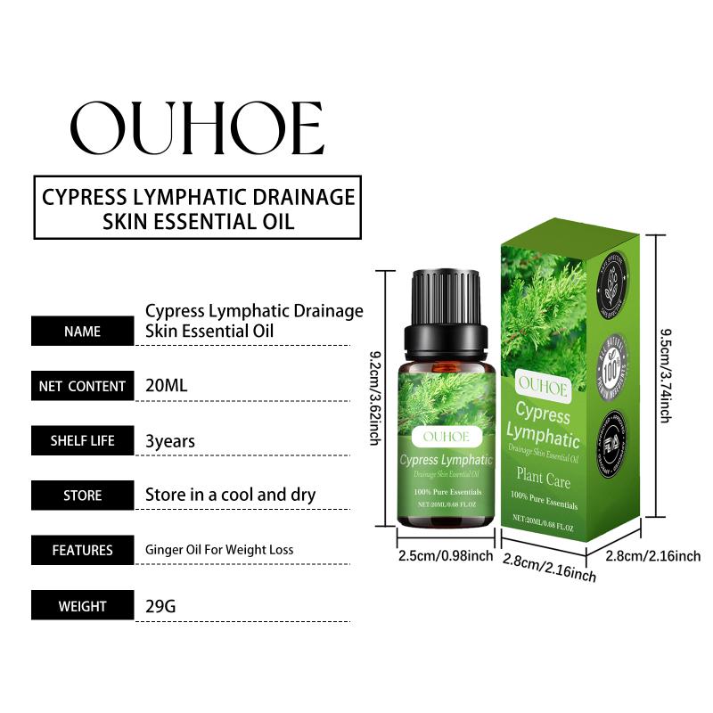 20Ml Drainage Oil Firming Skin Shaping Body Curve Detox Relieve Muscle Tension Slimming Body Oil