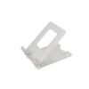Foldable Aluminum Alloy Mobile Phone Stand Adjustable View Angle Anti Slip Pads For Desktop Watching Office Daily Use