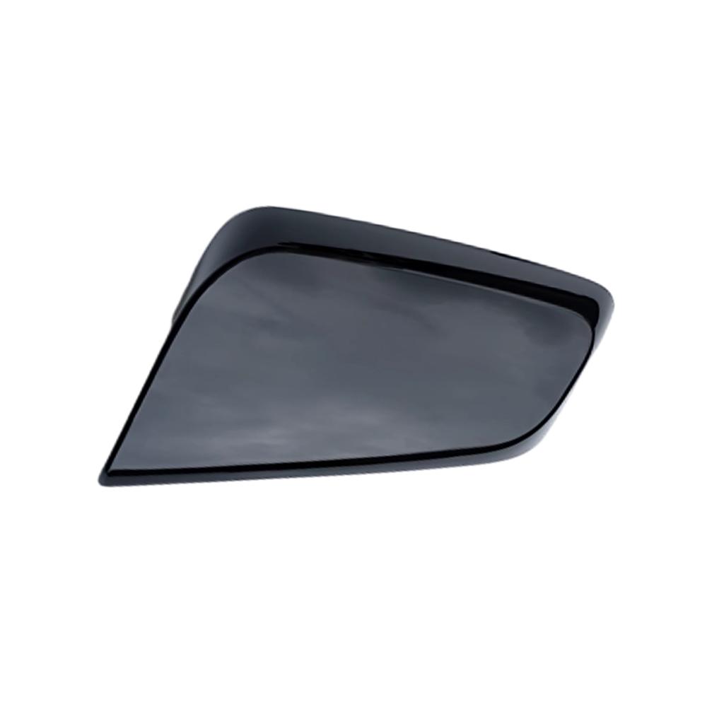 For Chevy Impala 2014 2015 2016 2017 2018   2PCS Rearview Mirror Cap Side Mirror Cover ABS Carbon Fiber Black Glossy Black Left