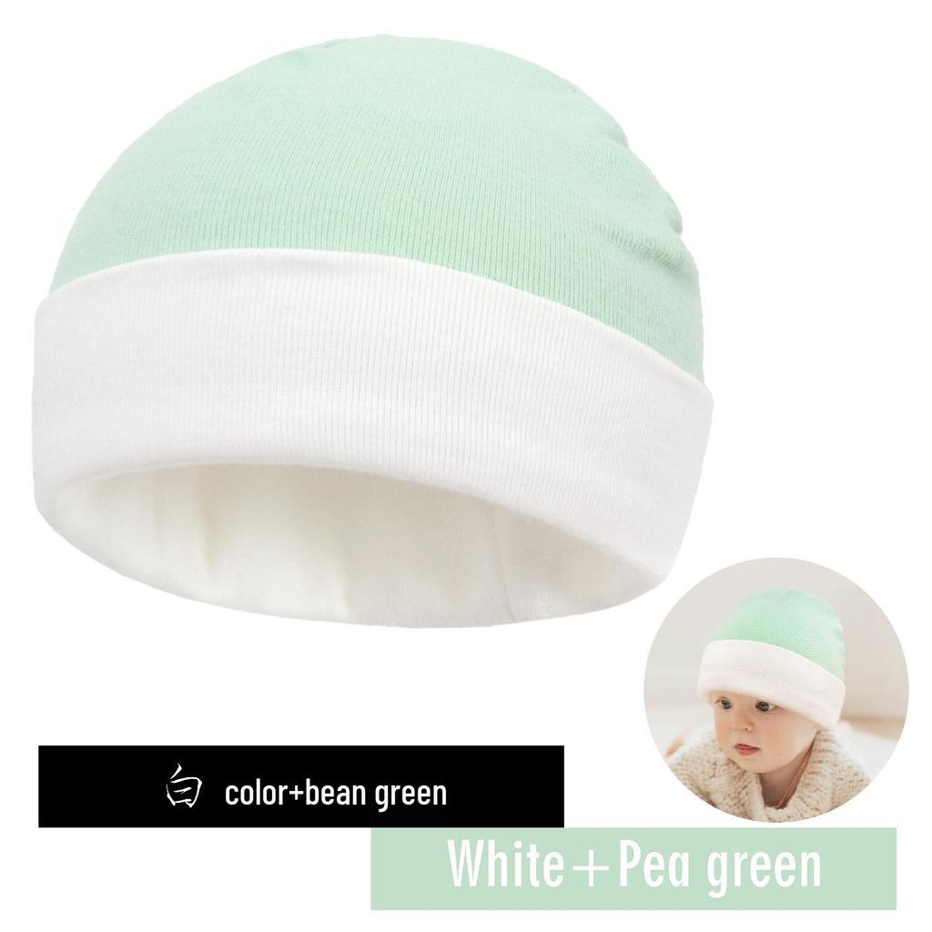 Matching Color Brushed Cap for Newborns: Spring, Autumn & Winter Styles, Double Size, 28 Colors