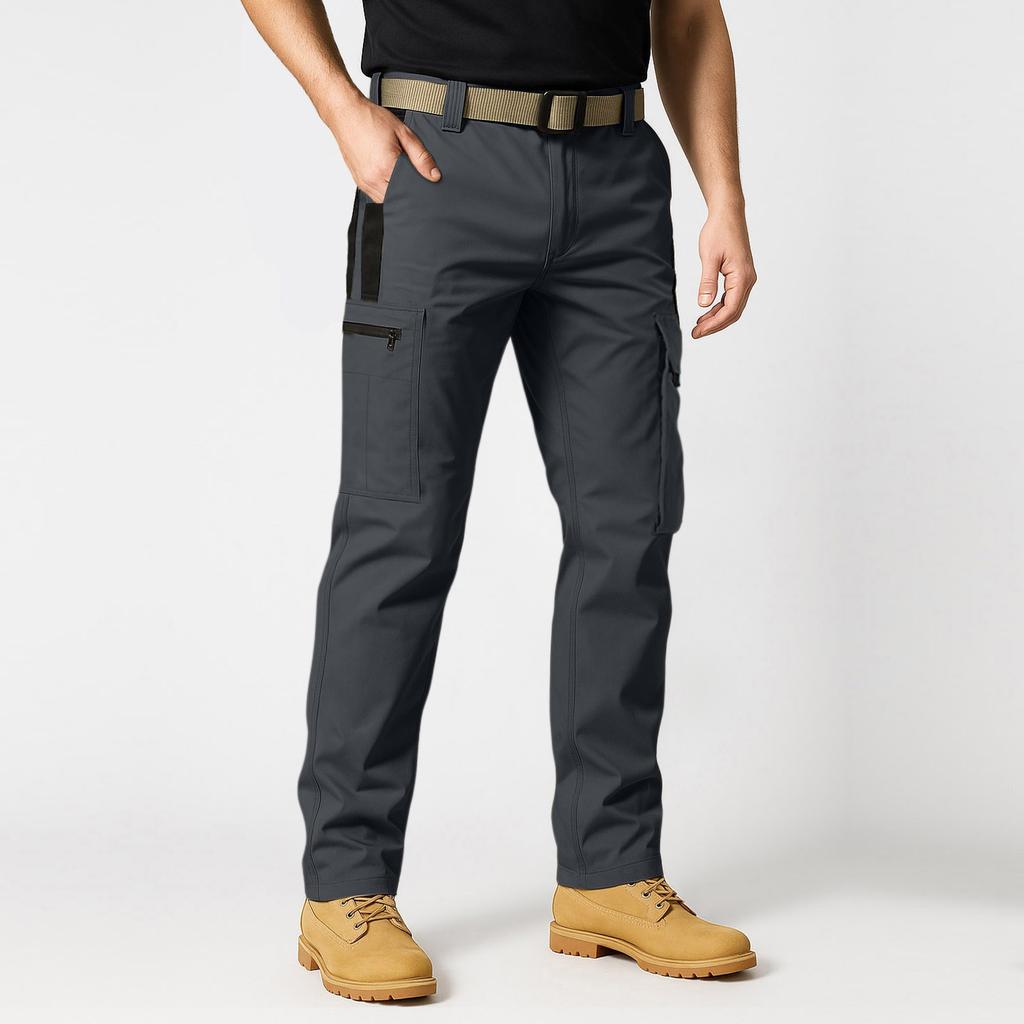 Men's Work Pants With Multiple Pockets, Waterproof And Tear Resistant Pants