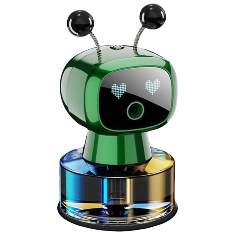 Automatic Robot Car Scent Diffuser with Multiple fragrances option & USB Recharge Stylish Robot Car Air Freshener