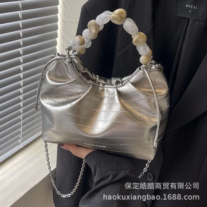 This year's popular small bag women's spring and summer 2025 new versatile messenger bag women's Korean version portable bucket bag
