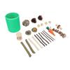 Hamster Toys Set with Tunnel Chewable Wood Timothy Hay Guinea Pig Enrichment Chew Toys for Small Animals