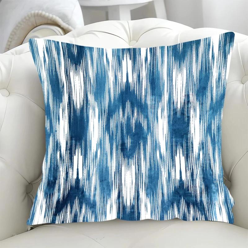 Geometric Pattern Decorative Pillowcases 40x40 Cushion Cover 40*40 Pillowcase Fall Decoration Pillow Hugs Lounge Chairs Covers