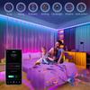 Smart LED Curtain Lights Fairy Curtain String Lights with APP & Remote Dynamic DIY Color Changing for Home Party Christmas Decor