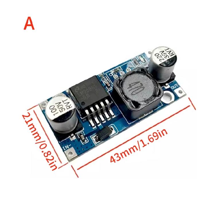 Step Down Power Supply Module 3A Adjustable Step Down Module 24V 12V 5V 3V Power Supply Module  Voltage Regulator