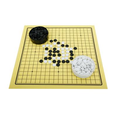 Čínská hra Go Sada Baduk/Weiqi Bakelitová Inteligentní Hra Šachové Figury Go Kameny Dárek Skládací Go Desková Hra pro Začátečníky Děti