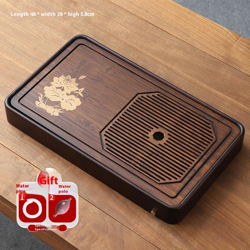 Tea Tray For Home Use Small Dry Brewing Table Draining Simple Tea Set Bamboo Tea Tray Wooden Tray Water Storage Tea Tray