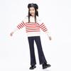 little MO&Co. Girls' Merino Wool Striped Knit Sweater