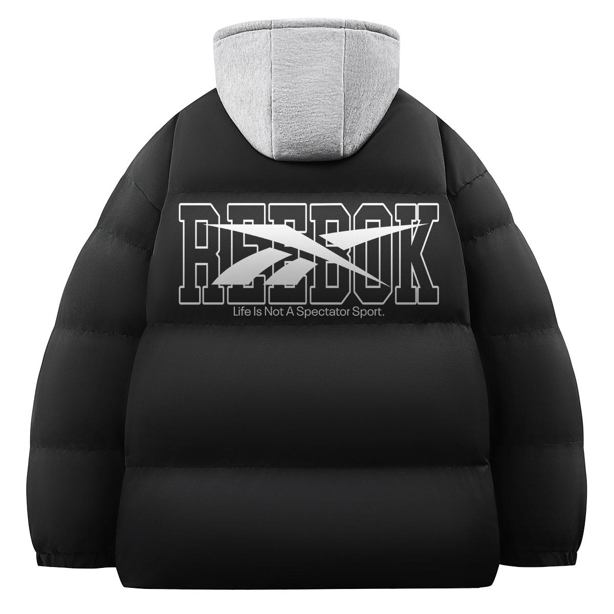 Reebok Puffer Jackets Unisex Detachable Hood Thickened Padded Puffer Jacket 25SRMG24U 3XL