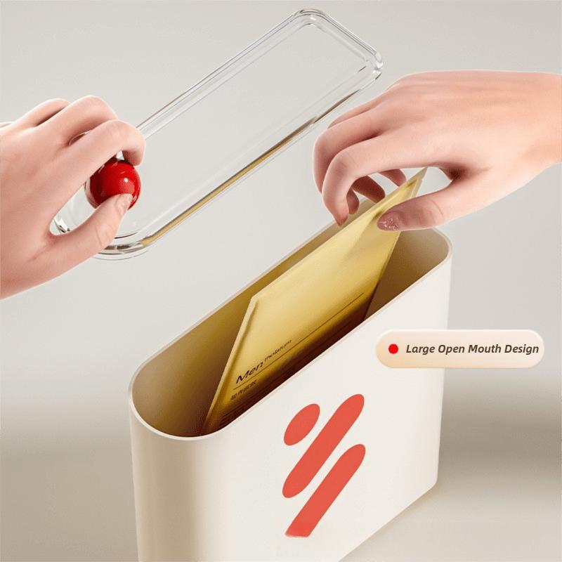 1PC Mask Storage Box Home Refrigerator Storage Box with Lid Desktop Storage Bin Cosmetic Dressing Table Mask Box