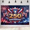 American Independence Day Theme Festival Party Decorations 250th Anniversary Celebration Cup Plate Tableware Background Supplies