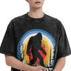 Bigfoot Doesnt Believe In You Either T Shirts Washed 100 Cotton Oversize TShirt for Men Women Streetwear Printed Tees